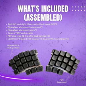 Hardtochooseone Split Ergonomic Mechanical Keyboard - Image 4
