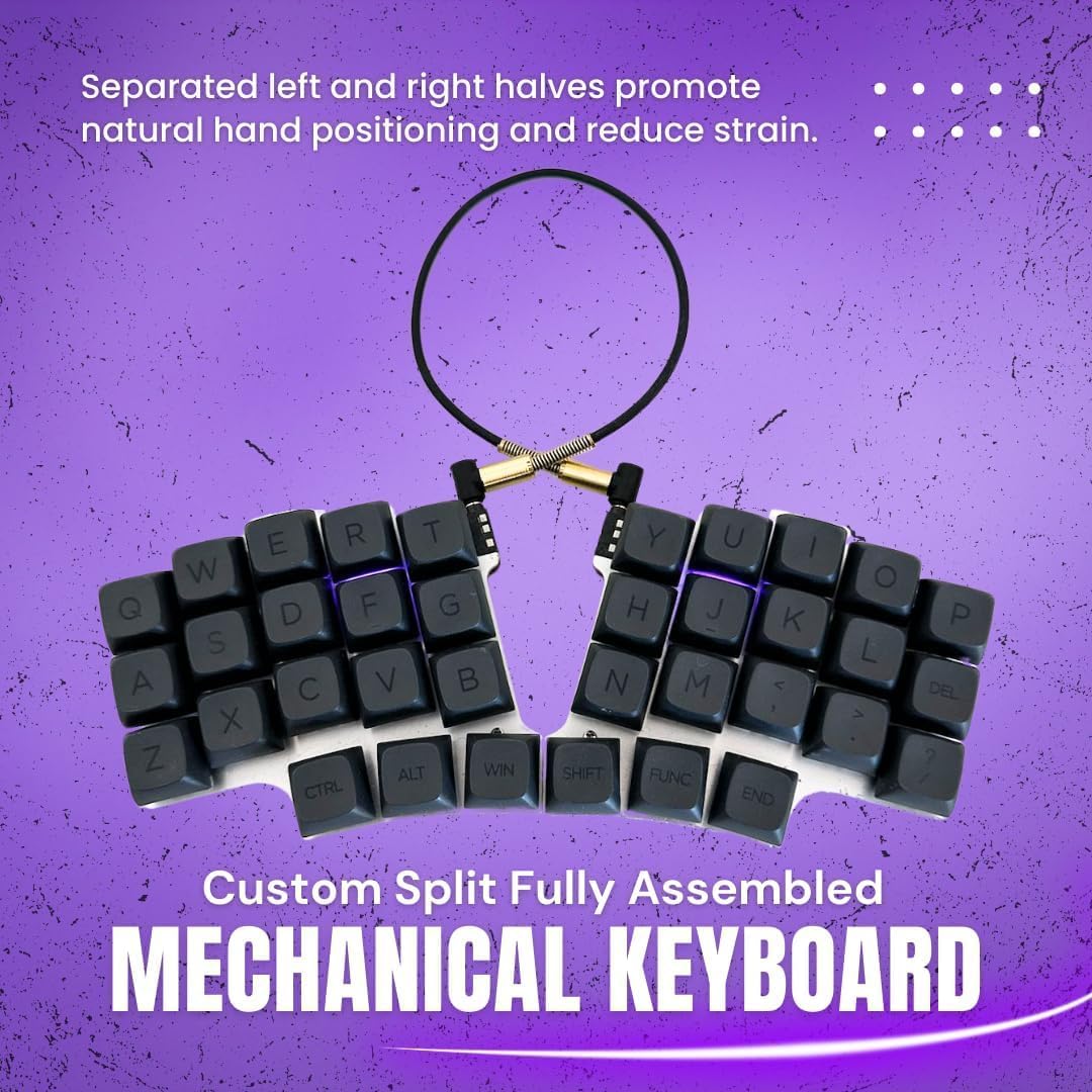 Hardtochooseone Split Ergonomic Mechanical Keyboard - Image 3