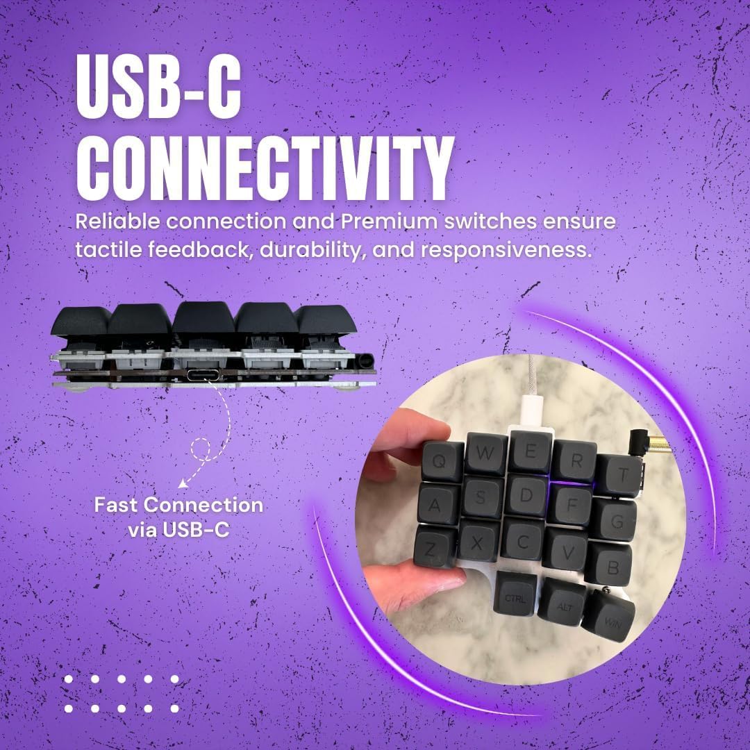 Hardtochooseone Split Ergonomic Mechanical Keyboard - Image 2