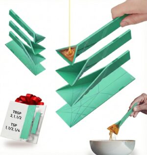 Polygons Flat Folding Measuring Spoons - Image 1